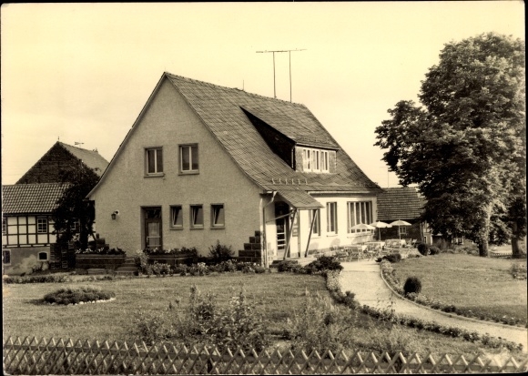 Postcard Eßbach Thuringia, consumption country restaurant