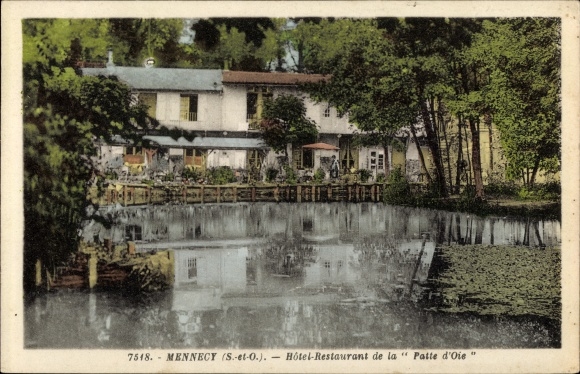 Ak Mennecy Essonne, Hotel Restaurant de la Patte d&#39;Oie
