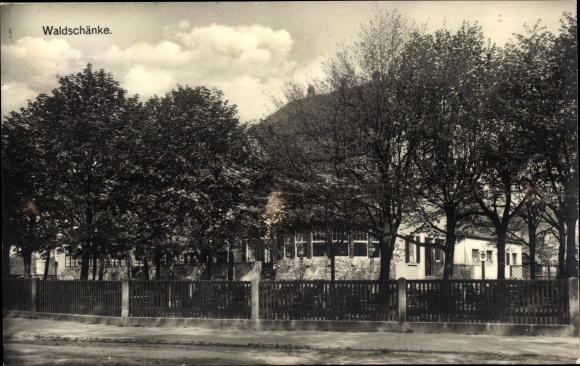 Postcard Dresden Hellerau, Waldschänke