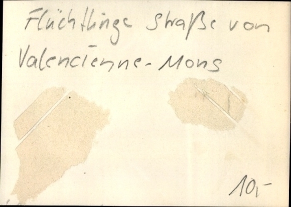 foto Valenciennes Mons Wallonië Henegouwen, straatbeeld, vluchtelingen, WOI