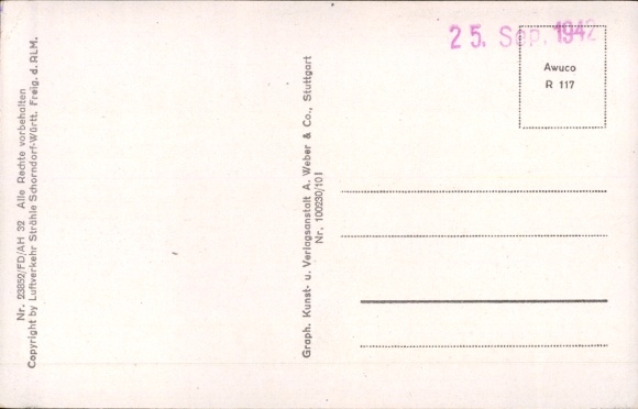 Postcard Buchbach in Upper Bavaria, aerial photograph