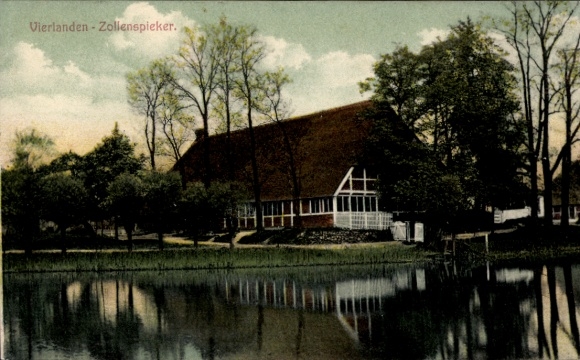 Postcard Hamburg Bergedorf Vierlande Vierlanden, Zollenspieker