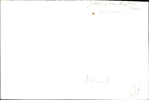 Photo Tallinn Reval Estonia, German convalescent home, June 1944