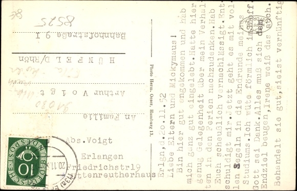 Ansichtkaart Uttenreuth Midden-Franken, Gasthaus zum Schwarzen Adler, eigenaar Josef Hack