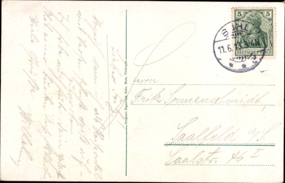 Postcard Gehlberg Suhl in Thuringia, Gehlberger Mill, hotel and guesthouse, mountain landscape, railway line,