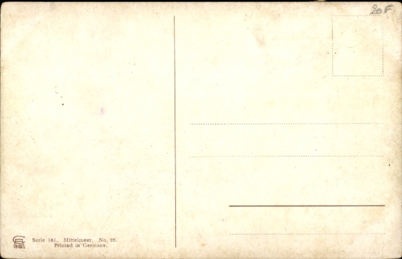 Artist Postcard Perlberg, F., Kotor Cattaro Montenegro, Panorama