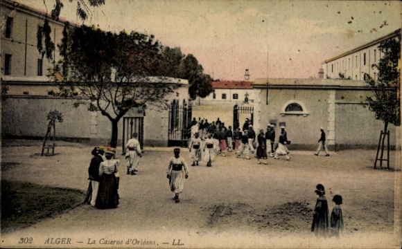 Ak Algiers Algiers Algerije, Orleans-kazerne