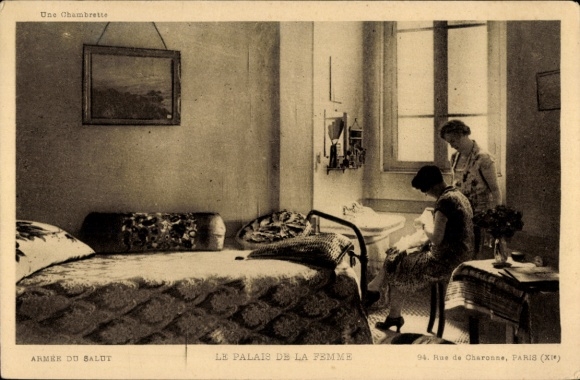 PC Paris XI, Palais de la Femme, Rue de Charonne, Une Chambrette