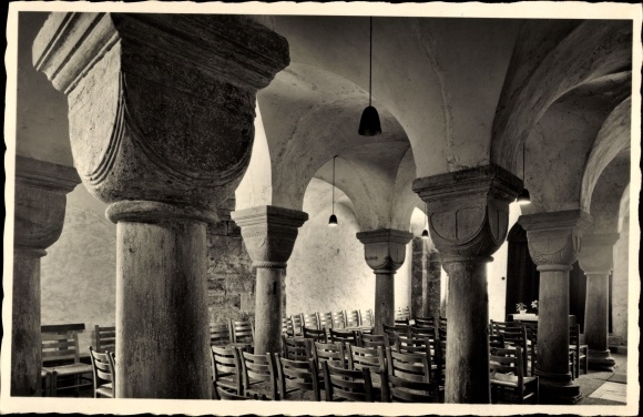 Ak Germerode Meißner in Hessen, Evang. Kloosterkerk, interieur