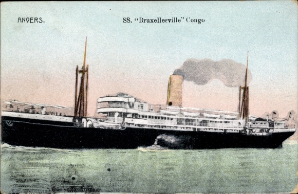 Ak-stoomboot Bruxellesville, Compagnie Maritime Belge