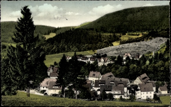 Ak Bad Grund im Harz, Teilansicht