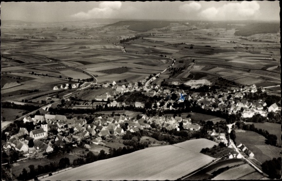 PC Rothenburg ob der Tauber Middle Franconia, aerial photo, Gebstattel