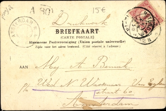 Postcard Kampen Overijssel Netherlands, In Parksoen