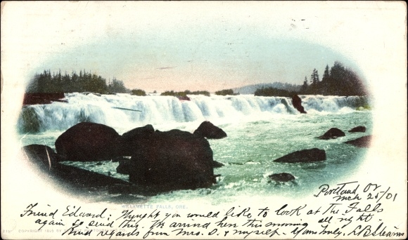 Ak Oregon USA, Willamette Falls