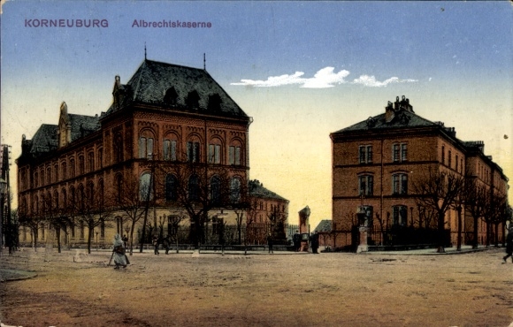 Postcard Korneuburg in Lower Austria, Albrechtskaserne