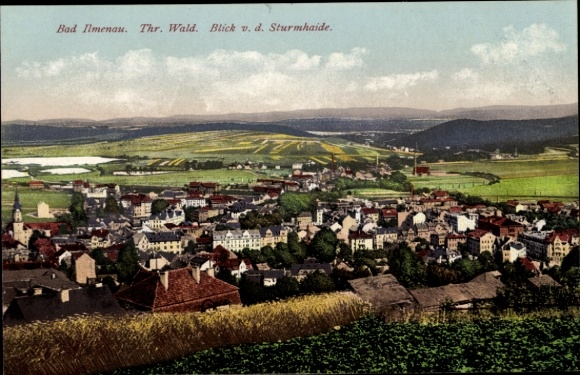 Ak Ilmenau in Thüringen, Blick von der Sturmhaide