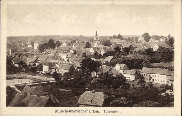 PC Münchenbernsdorf in Thuringia, long shot from the site