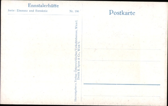 Postcard Admont Styria, Ennstaler Hut