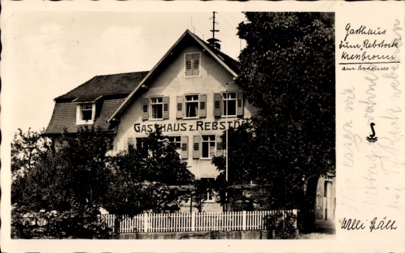 Postcard Nonnenbach Hemigkofen Kressbronn am Bodensee, Gasthaus zum Rebstock