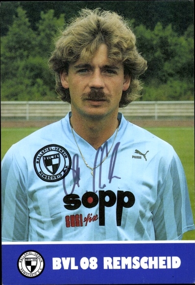 Autogrammkarte Fußballer Michael Kühn, BVL 08 Remscheid, Autogramm