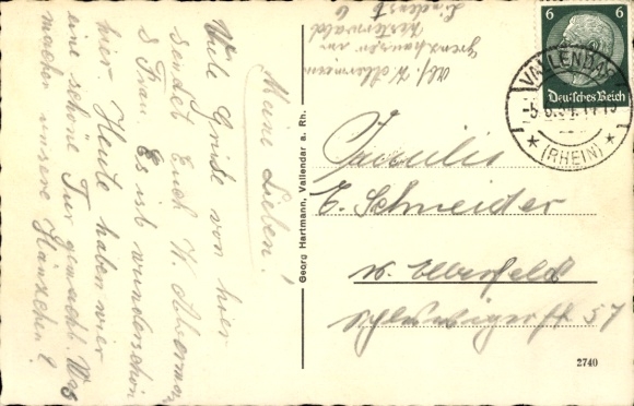 Postcard Vallendar am Rhein, Haus Gretula