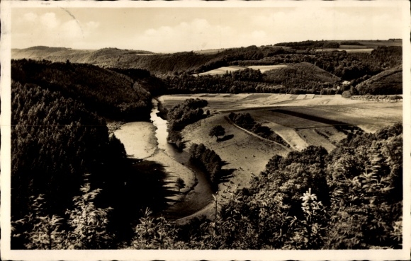 Postcard Ehrlich Heimborn in the Westerwald, Panorama