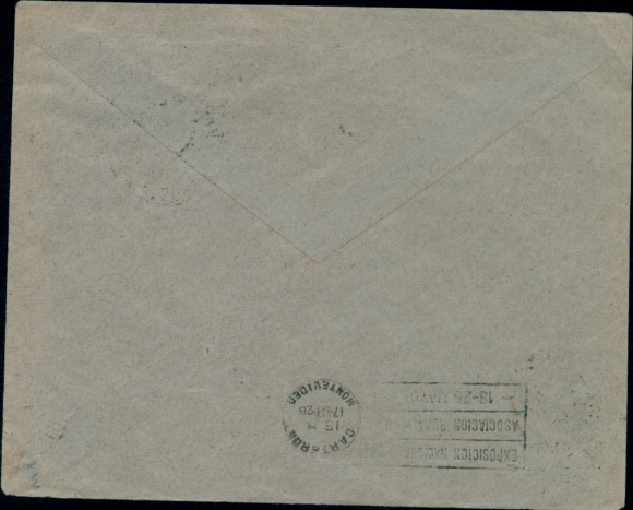 Letter Airmail Deutsche Lufthansa, Transatlantic, Junkers Mission Experimental Service 1926