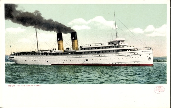 Postcard Steamer, Great Lakes
