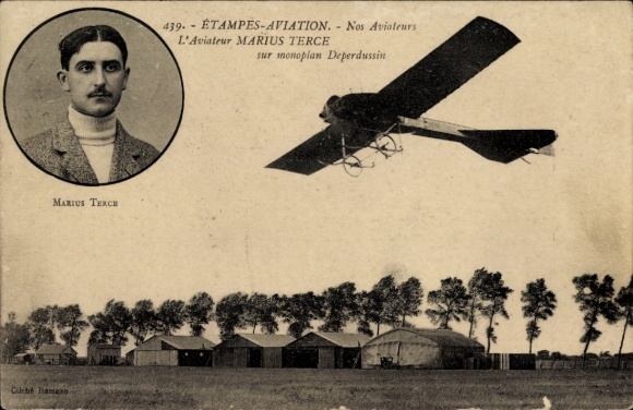 CPA Etampes Aviation, Aviateur Marius Terce