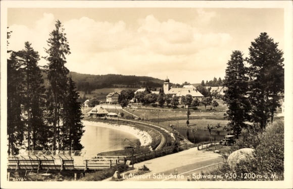 Ak Schluchsee im Schwarzwald, Gesamtansicht