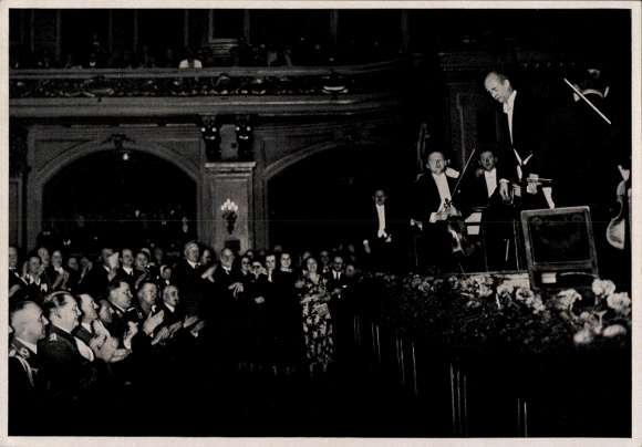 Sammelbild Adolf Hitler, Philharmonie Berlin, Wilhelm Furtwängler, Sammelwerk Nr. 15 Bild 96
