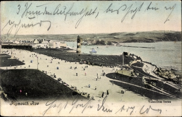 Postcard Plymouth Devon South West England, Plymouth Hoe