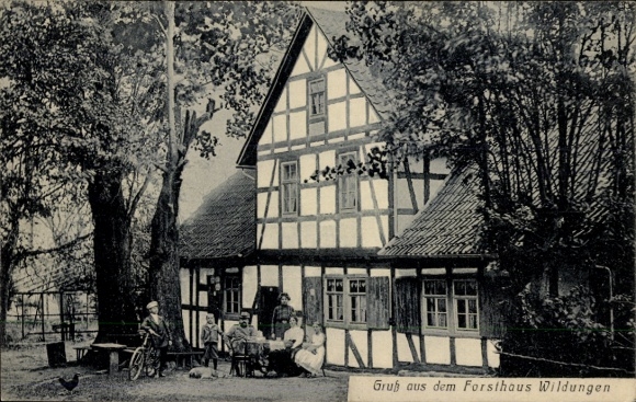 Ak Duderstadt, Forsthaus Wildungen, heute Forsthaus Rotewarte, in der Nähe der Ruine Wildungen