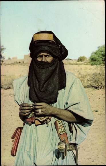 Ak Mali, een Toeareg-stamlid uit de mysterieuze stad