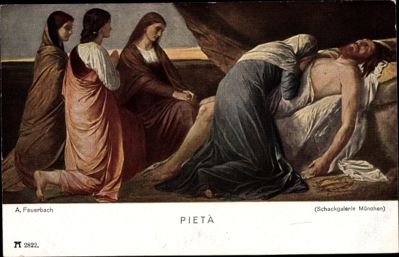 Artist PC Feuerbach, Anselm, Pietà, Schack Gallery Munich