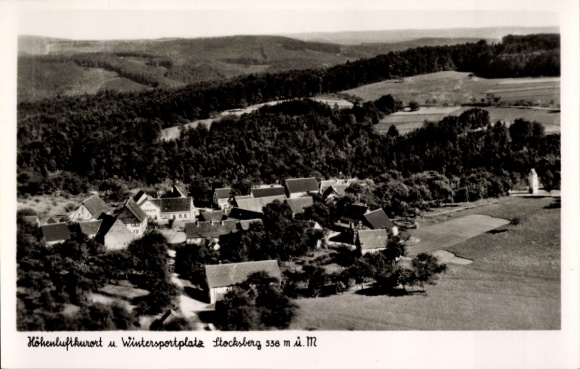 Postcard Stocksberg Beilstein in Württemberg, aerial photograph