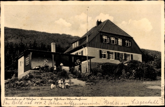 Ak Rinteln Weser, Bremer Schüler Wanderheim