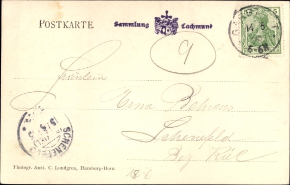 Postcard Garstedt Lüneburger Heide Lower Saxony, Inn zur Ohe, between Schnelsen and Ochsenzoll