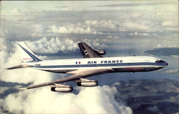 Samolot pasażerski KP French Air France, Boeing 707 Intercontinental, F-BHSB