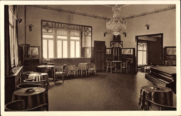 Ak Oberhof Thüringer Wald, Heinrich Lorenz Stift, Musikzimmer