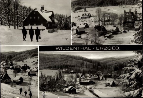 PC Wildenthal Eibenstock in the Ore Mountains, winter views