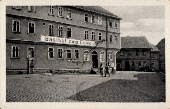 KP Pappenheim w środkowej Frankonii Altmühltal, Gasthof zum Löwen, widok na miasto, architektura, cisza