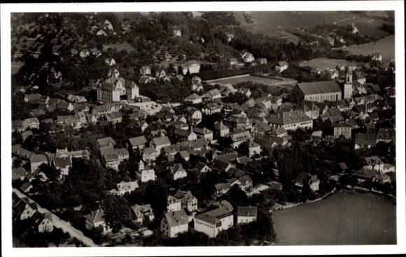 Ak Oberkirch im Renchtal Baden, Fliegeraufnahme
