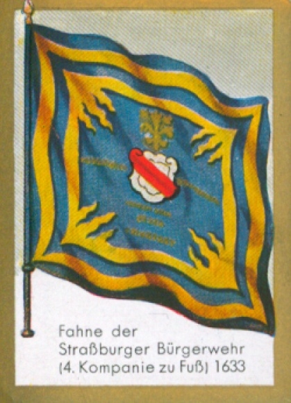 Collection picture Ulmenried flag picture No. 93, flag of the Strasbourg militia 1633