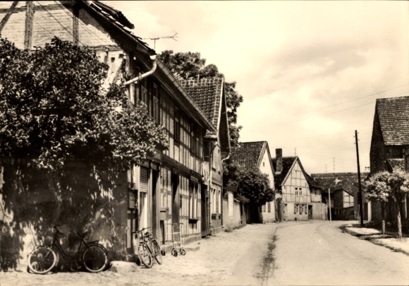 Ak Ditfurt am Harz, Drallenhorenstraße