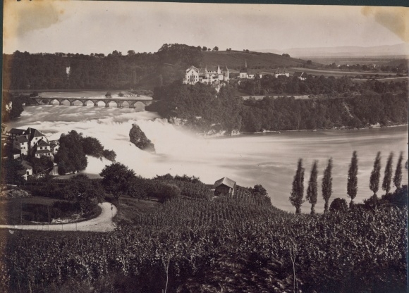 Photo Rheinfall Canton Schaffhausen, panorama, bridge