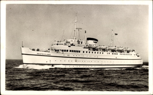 Ak Bundesbahn diepzeeveerboot Duitsland