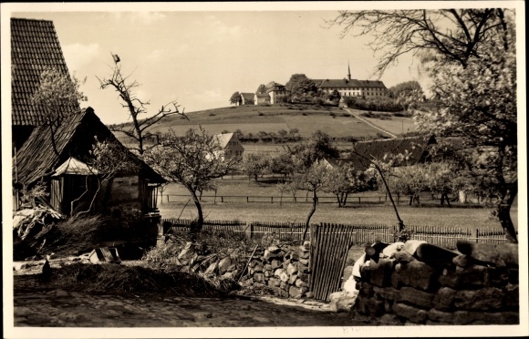 Postcard Bad Brückenau in Lower Franconia, Volkersberg Monastery