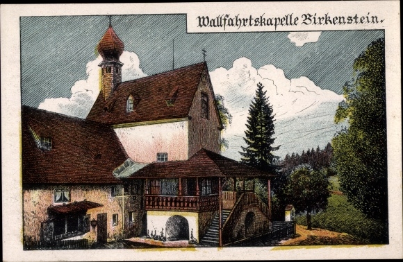Artist PC Birkenstein Fischbachau in Upper Bavaria, pilgrimage chapel