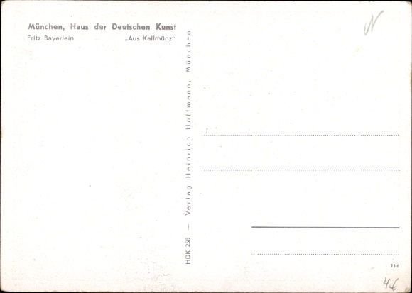 Artist PC Bayerlein, F., from Kallmünz, HDK 399, river, castle